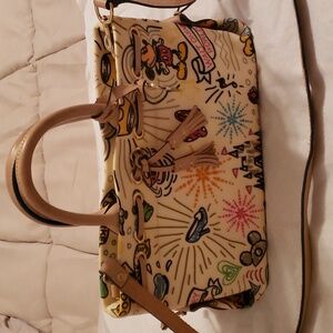 Dooney and Bourke Vintage Disney MM Sketch Tassel Tote